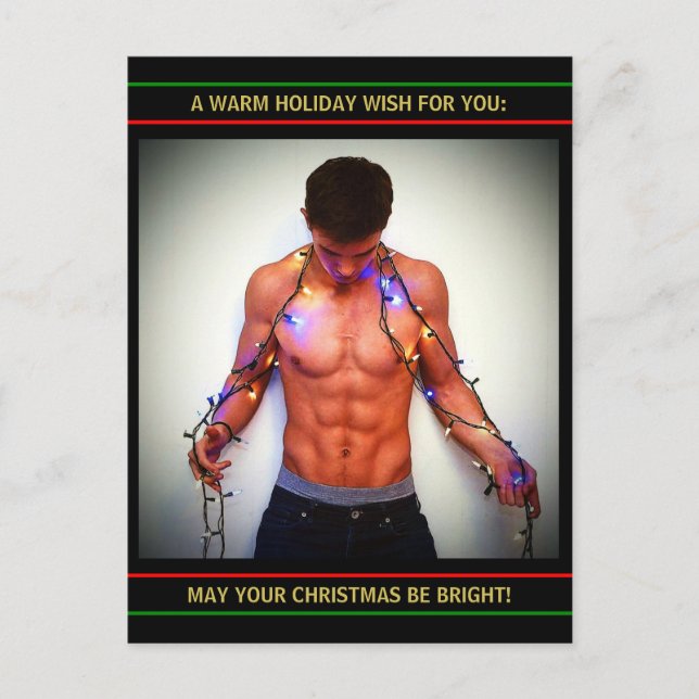 Hottest Hunks on the Planet! Time For Equality!    Postcard (Front)