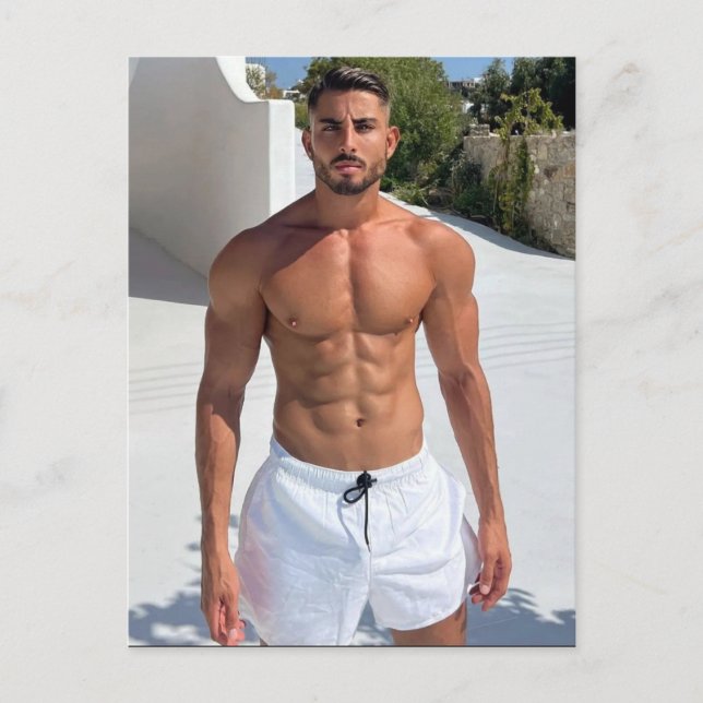 Hottest Hunks on the Planet! Time For Equality! Postcard (Front)