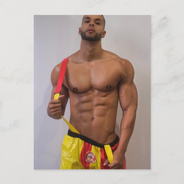 Hottest Hunks on the Planet! Time For Equality! Postcard (Front)