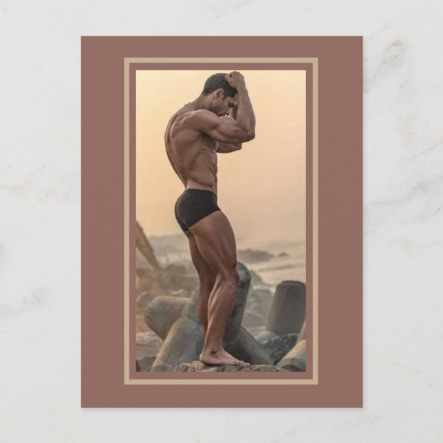 Hottest Hunks on the Planet! Time For Equality! Postcard (Front)