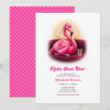 Hottie Shots Club Pink Flamingo Bachelorette Party