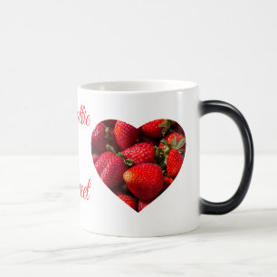 Hottie Sweet Heart Strawberry Personalized Magic Mug