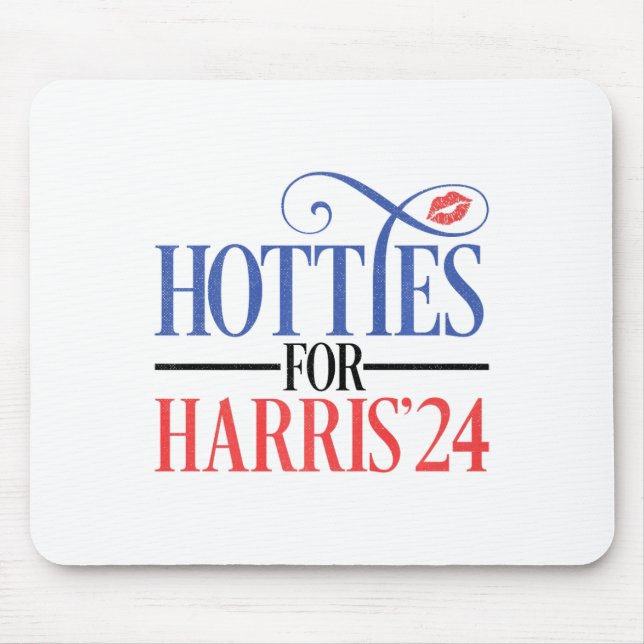 Hotties For Harris 2024  Mouse Pad (Front)