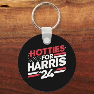 Hotties For Harris 24 Keychain