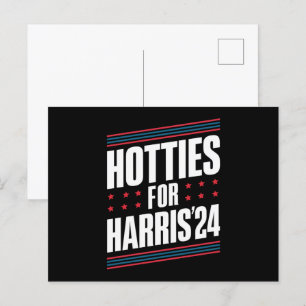 Hotties For Kamala Harris 2024 Postcard