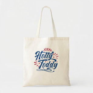 Hotty Toddy Typography Tote Bag