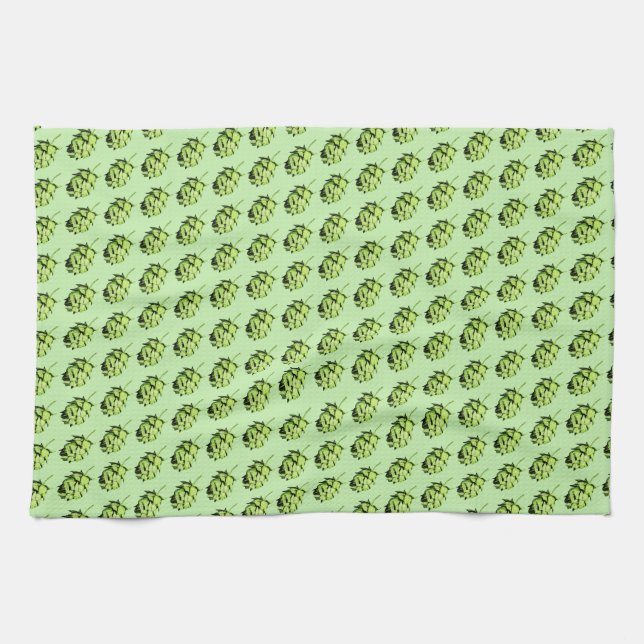 Houblon pratiques - serviette de plat de l'amant (Horizontal)