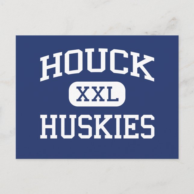 Houck Huskies Middle School Salem Oregon Postcard (Front)
