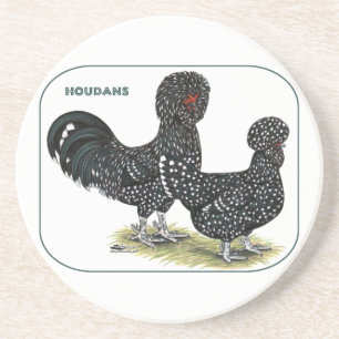 Houdan Chickens Coaster
