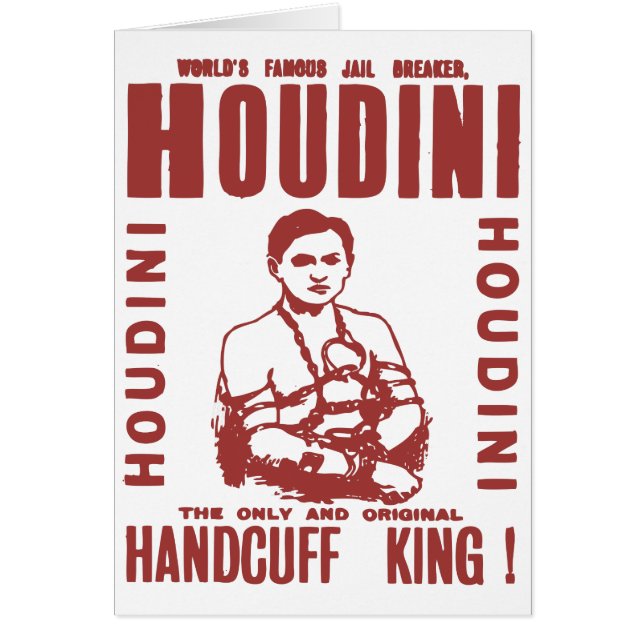 Houdini le roi de menotte (Devant)