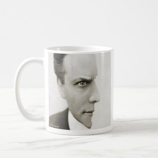 Houdini Optical Illusion Coffee Mug (Left)