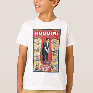 Houdini ~ Vintage Handcuff Escape Artist T-Shirt