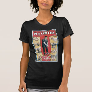 Houdini ~ Vintage Handcuff Escape Artist T-Shirt