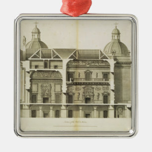 Houghton Hall: cross-section of the Hall and Salon Metal Ornament