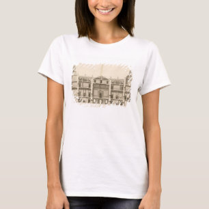 Houghton Hall: section of the West front, engraved T-Shirt