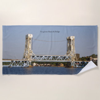 Houghton Hancock Bridge beach towel