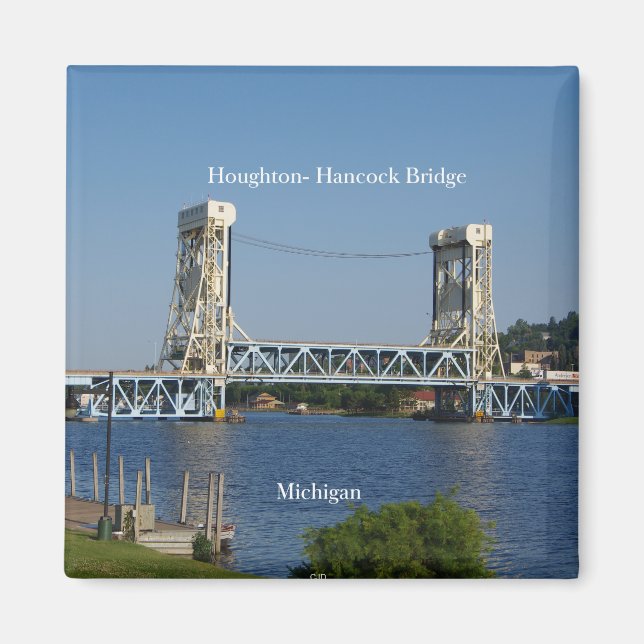 Houghton Hancock Bridge magnet (Front)