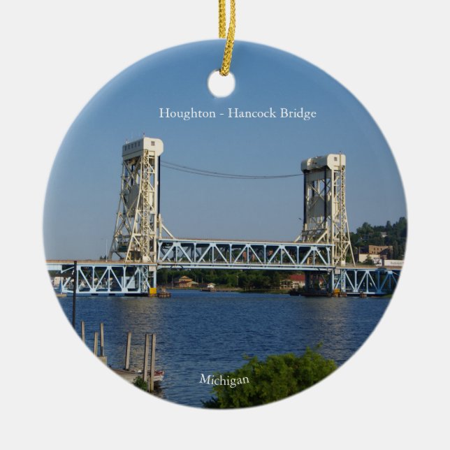 Houghton Hancock Bridge ornament (Front)