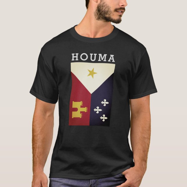 Houma, T-shirt Louisiane (Devant)