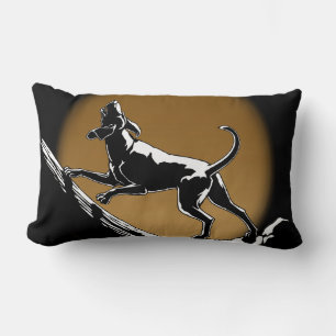 Hound Dog Art Throw Pillow Hunting Dog Pillows