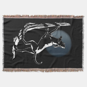 Hound Dog Blanket Hunting Dog Art Throw Blanket