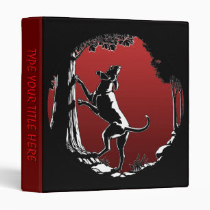 Hound Dog Book Binder Hunting Dog Art Photo Album