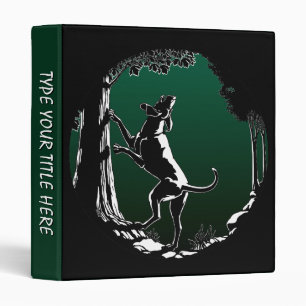 Hound Dog Book Binder Hunting Dog Art Photo Album