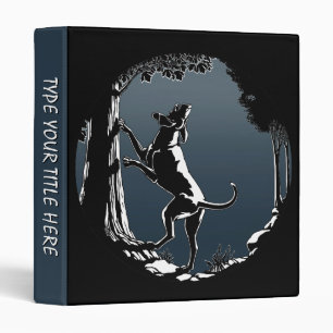 Hound Dog Book Binder Hunting Dog Art Photo Album