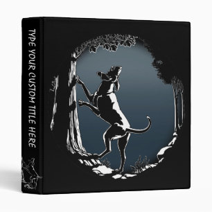 Hound Dog Book Binder Hunting Dog Art Photo Album
