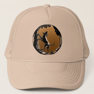 Hound Dog Cap Hunting Dog Art Hats Caps