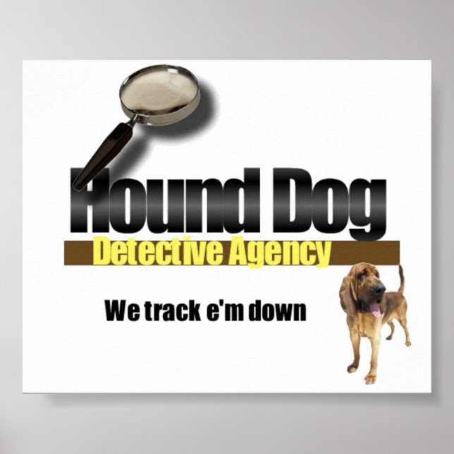 Hound Dog Detective Agency Poster (Front)