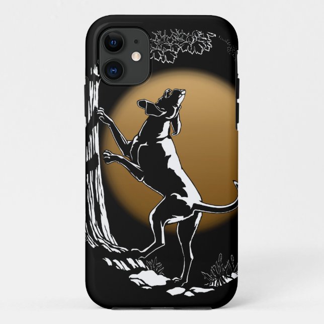 Hound Dog iPhone 5 Case Hunting Dog Art Case (Back)