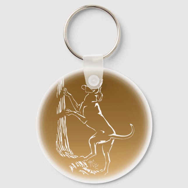 Hound Dog Key Chains Hunting Dog Lover Keychains (Front)