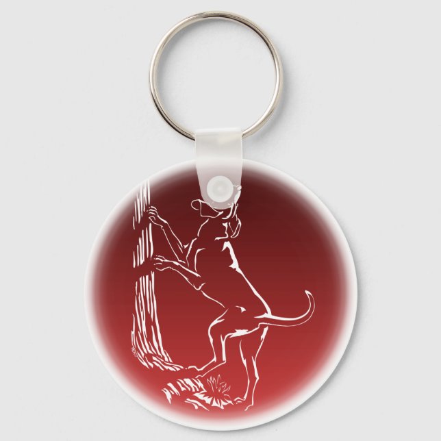 Hound Dog Key Chains Hunting Dog Lover Keychains (Front)