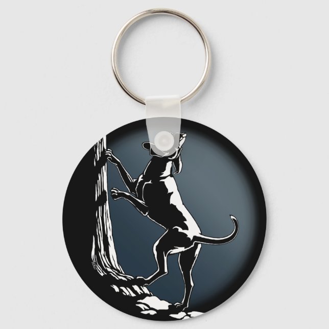 Hound Dog Key Chains Hunting Dog Lover Keychains (Front)