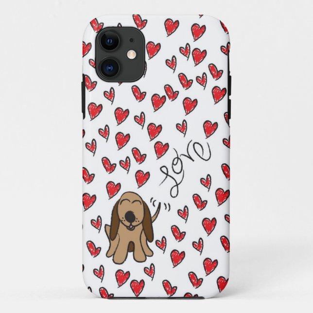 Hound Dog Love Case-Mate iPhone Case (Back)