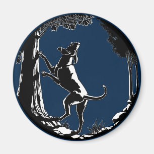 Hound Dog Magnet Chasse Chien Frigo Aimants Décor