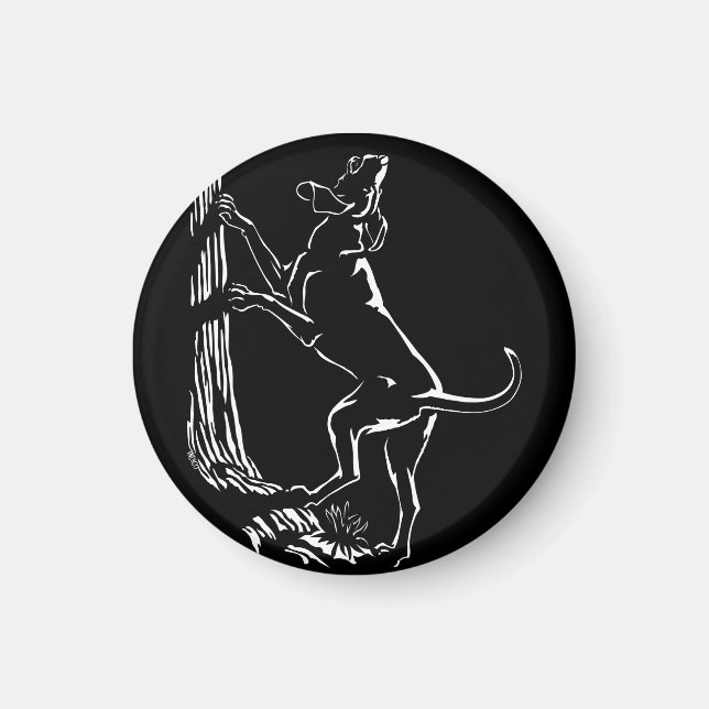 Hound Dog Magnet Hunting Dog Fridge Magnets Decor (Front)