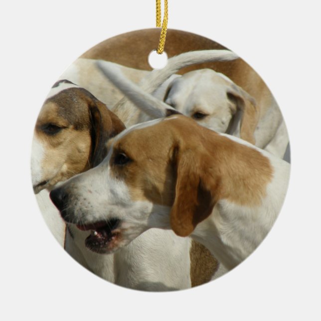 Hound Dog Ornament (Front)