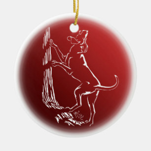 Hound Dog Ornament Custom Hunting Dog Decoration