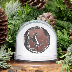 Hound Dog Snow Globe Custom Hunting Dog Snow Globe