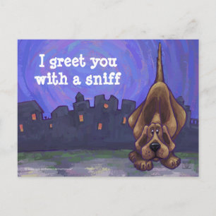 Hound Dog Stationery Postcard