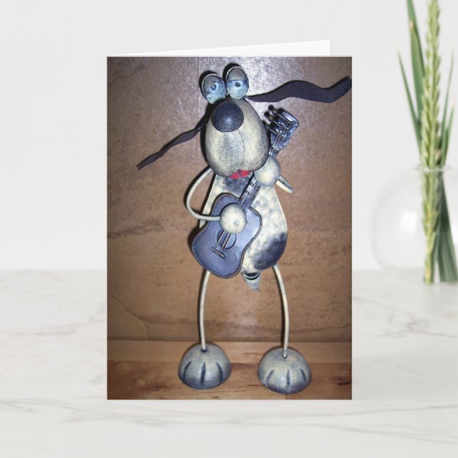 Hound Dog Thank You Card (Front)