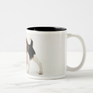 Hound Dog Two-Tone Coffee Mug