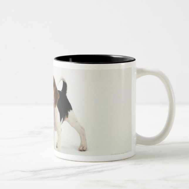 Hound Dog Two-Tone Coffee Mug (Right)