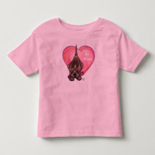 Hound Dog Valentine's Day Toddler T-shirt