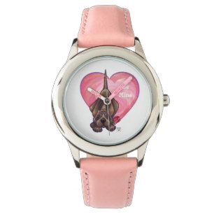 Hound Dog Valentine's Day Watch