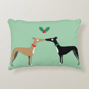 Hound kiss decorative pillow