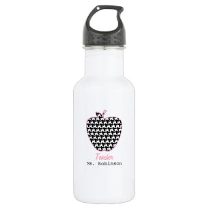 Houndstooth Apple Teacher 532 Ml Water Bottle