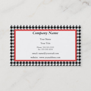 Houndstooth Appointment Reminder Card